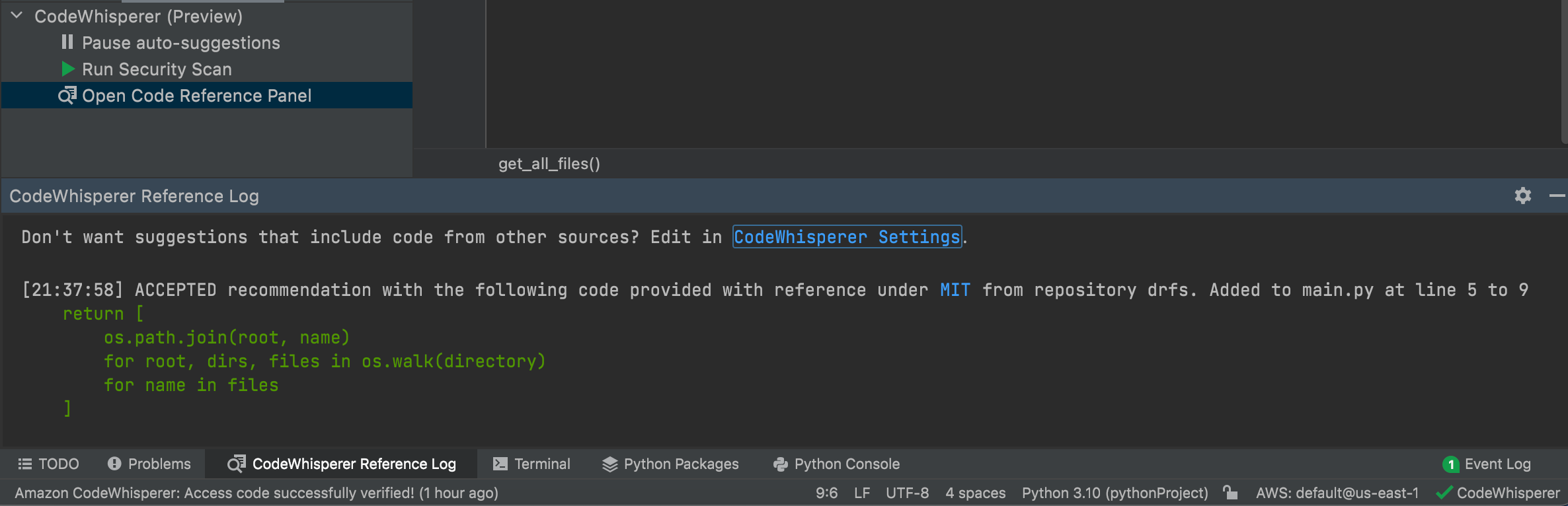 Amazon CodeWhisperer AI Tool